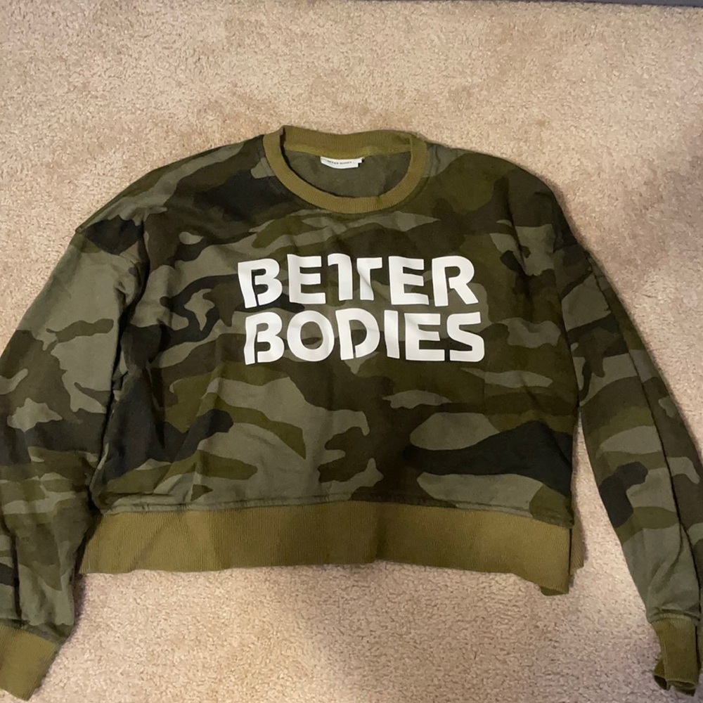 Butter bodies cropped sweat shirt